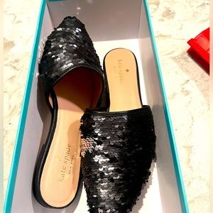 Kate Spade size 8 sequin party flat